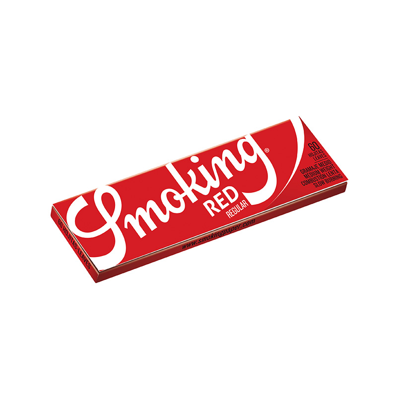 Set 50 pachete Foite Smoking Regular Red60 SMK0042