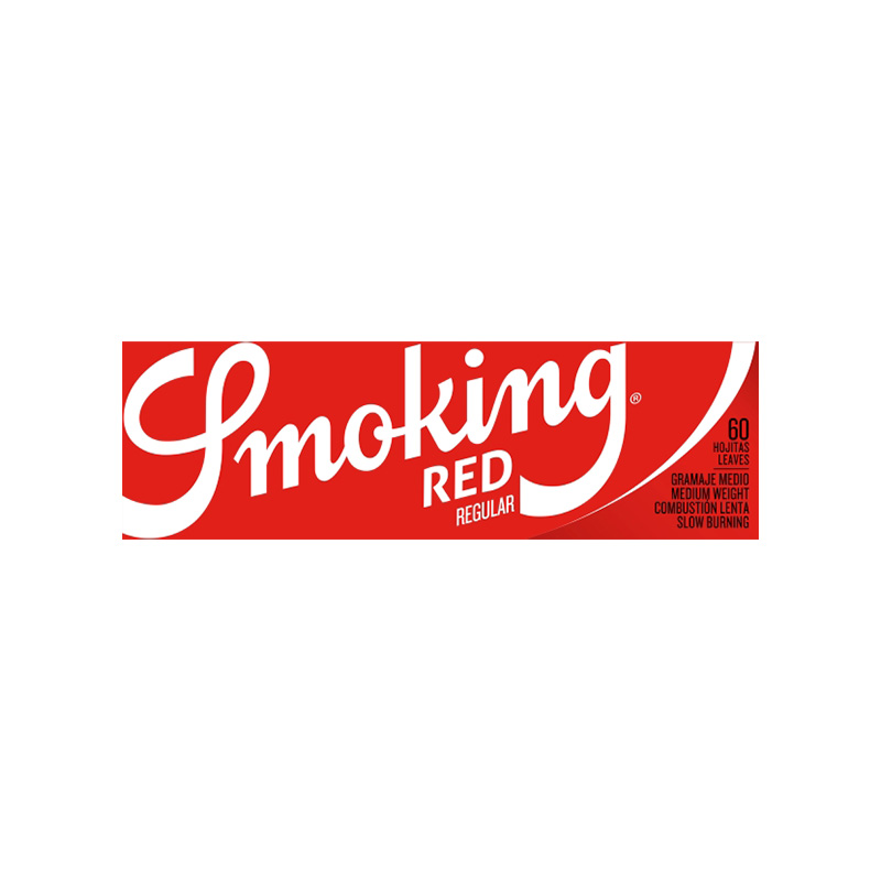 Set 50 pachete Foite Smoking Regular Red60 SMK0042