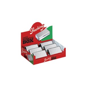 Set 6 Smoking Tabacco Box Tabachera metalica pentru tutun, foite si filtre SMK0315