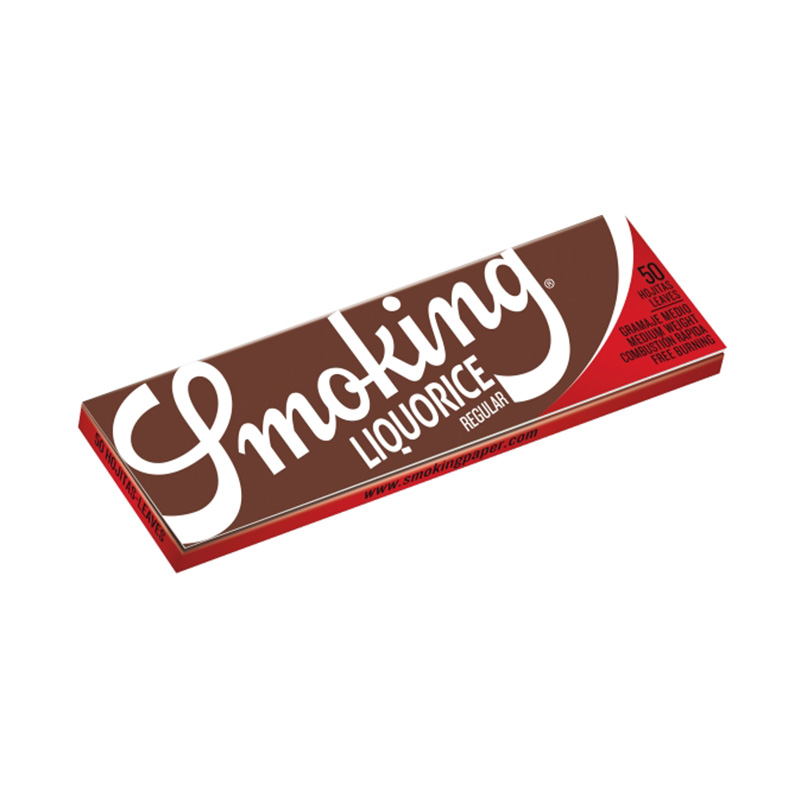 Set 50 pachete Foite Smoking Regular Liquorice SMK0580