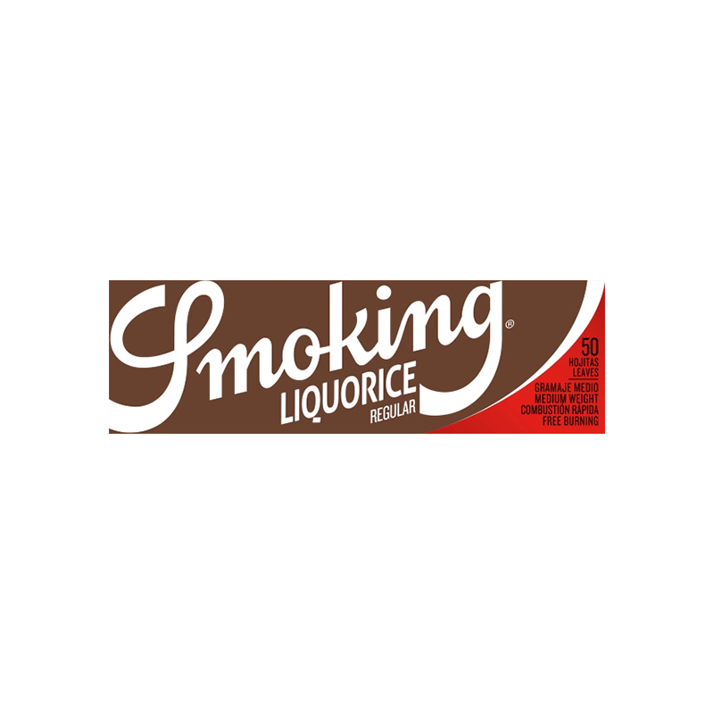 Set 50 pachete Foite Smoking Regular Liquorice SMK0580