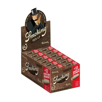 Set 24 Smoking Rolls Brown 4m + Filter tips 33 SMK1113