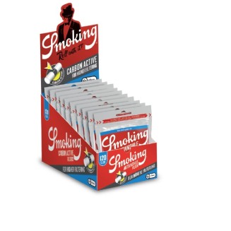 Cutie cu 10 pungi Filtre tigari Smoking Classic Slim Carbon 120 bucati SMK2171