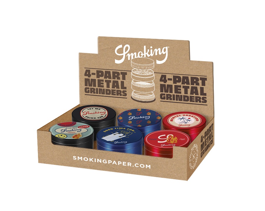 Set 6 Smoking Grinder Metal 50mm Diverse Modele