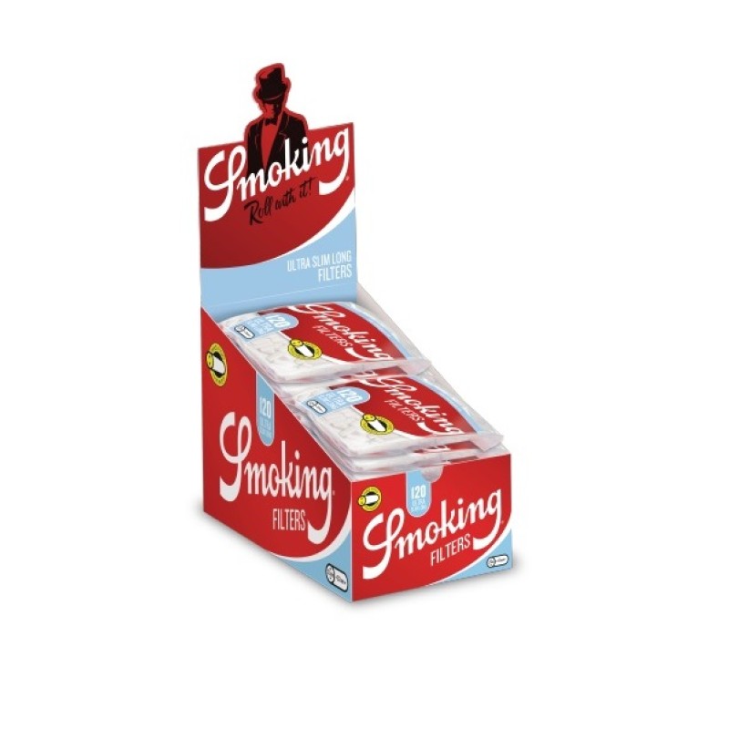 Cutie 30 pungi Smoking Filters Classic Ultra Slim Long 120 SMK2349