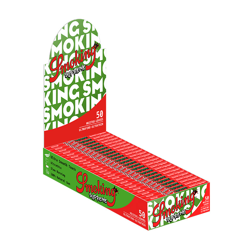 Set 50 pachete Foite Smoking Supreme Regular